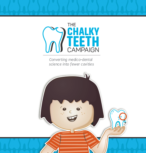 The Chalky Teeth Campaign - Converting medico-dental science into fewer cavities - Main Banner Image