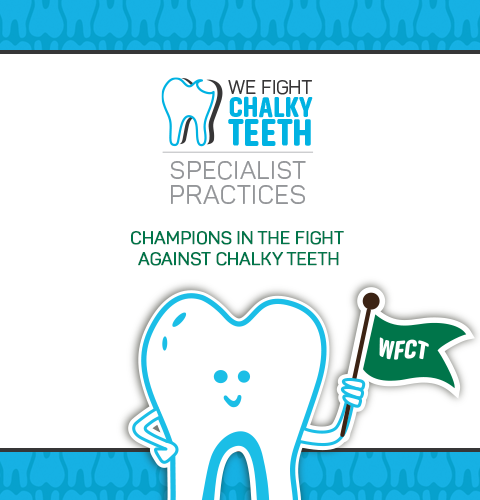We Fight Chalky Teeth Practices: Champions in the fight against chalky teeth - Main Banner Image