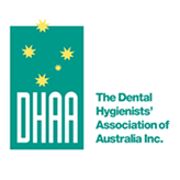 DHAA - The Dental Hygienists' Association of Australia logo - one of our major supporters helping us fight the chalky teeth problem