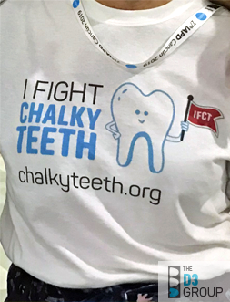 I Fight Chalky Teeth T-Shirt Pic