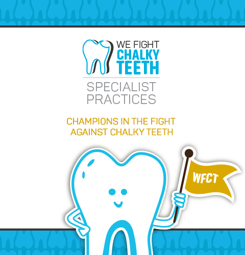 We Fight Chalky Teeth Practices: Champions in the fight against chalky teeth - Main Banner Image