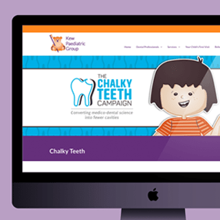 Kew Paediatric Group Chalky Teeth Satellite Page